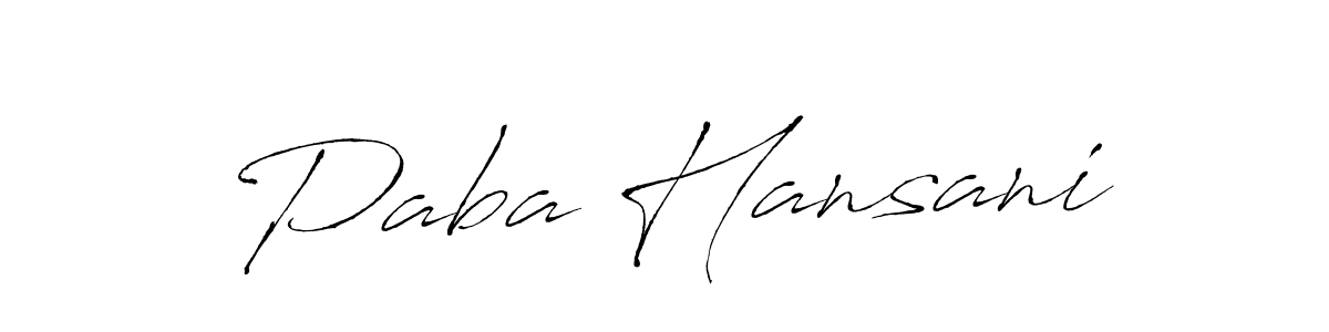 You can use this online signature creator to create a handwritten signature for the name Paba Hansani. This is the best online autograph maker. Paba Hansani signature style 6 images and pictures png