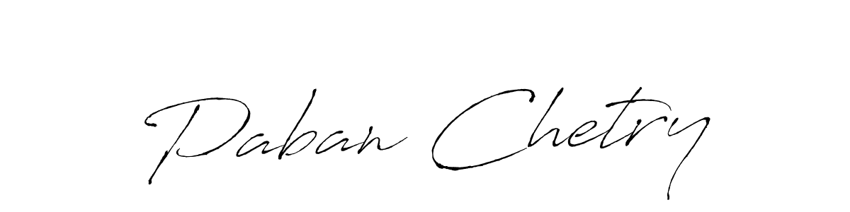 The best way (Antro_Vectra) to make a short signature is to pick only two or three words in your name. The name Paban Chetry include a total of six letters. For converting this name. Paban Chetry signature style 6 images and pictures png