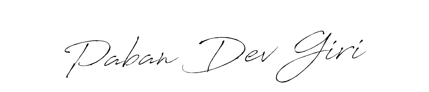 It looks lik you need a new signature style for name Paban Dev Giri. Design unique handwritten (Antro_Vectra) signature with our free signature maker in just a few clicks. Paban Dev Giri signature style 6 images and pictures png