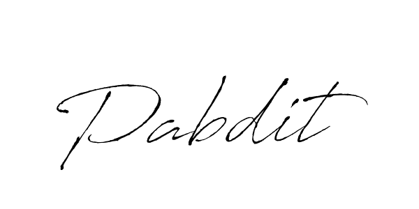 Use a signature maker to create a handwritten signature online. With this signature software, you can design (Antro_Vectra) your own signature for name Pabdit. Pabdit signature style 6 images and pictures png