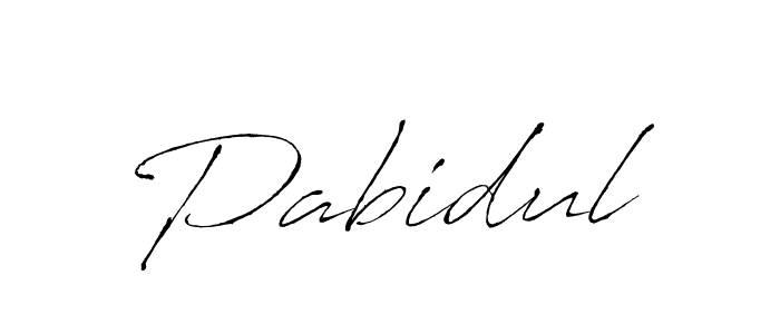 How to make Pabidul name signature. Use Antro_Vectra style for creating short signs online. This is the latest handwritten sign. Pabidul signature style 6 images and pictures png