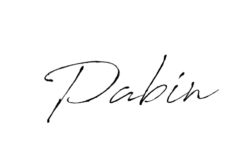 How to make Pabin signature? Antro_Vectra is a professional autograph style. Create handwritten signature for Pabin name. Pabin signature style 6 images and pictures png