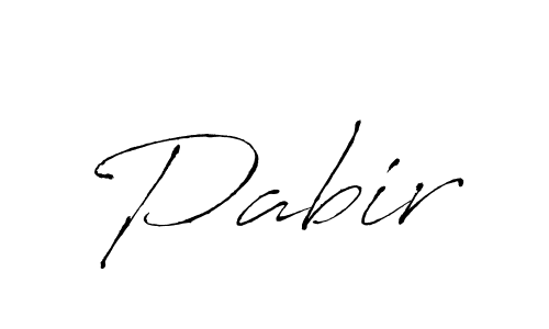 Make a beautiful signature design for name Pabir. With this signature (Antro_Vectra) style, you can create a handwritten signature for free. Pabir signature style 6 images and pictures png