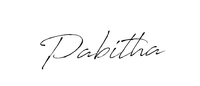 How to make Pabitha name signature. Use Antro_Vectra style for creating short signs online. This is the latest handwritten sign. Pabitha signature style 6 images and pictures png