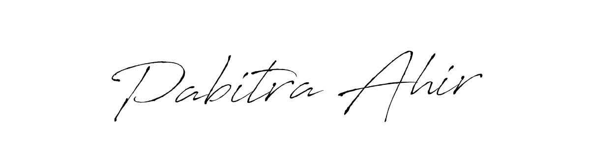 Antro_Vectra is a professional signature style that is perfect for those who want to add a touch of class to their signature. It is also a great choice for those who want to make their signature more unique. Get Pabitra Ahir name to fancy signature for free. Pabitra Ahir signature style 6 images and pictures png