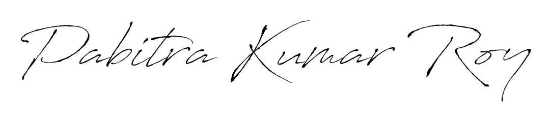A stylish, flowing autograph style designed for name Pabitra Kumar Roy using Antro_Vectra typography. Perfect for digital creative projects. Pabitra Kumar Roy signature style 6 images and pictures png