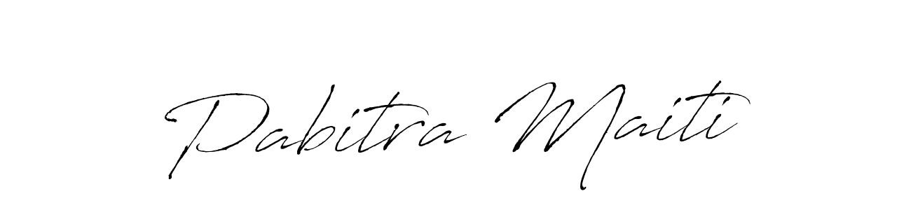 Make a beautiful signature design for name Pabitra Maiti. With this signature (Antro_Vectra) style, you can create a handwritten signature for free. Pabitra Maiti signature style 6 images and pictures png