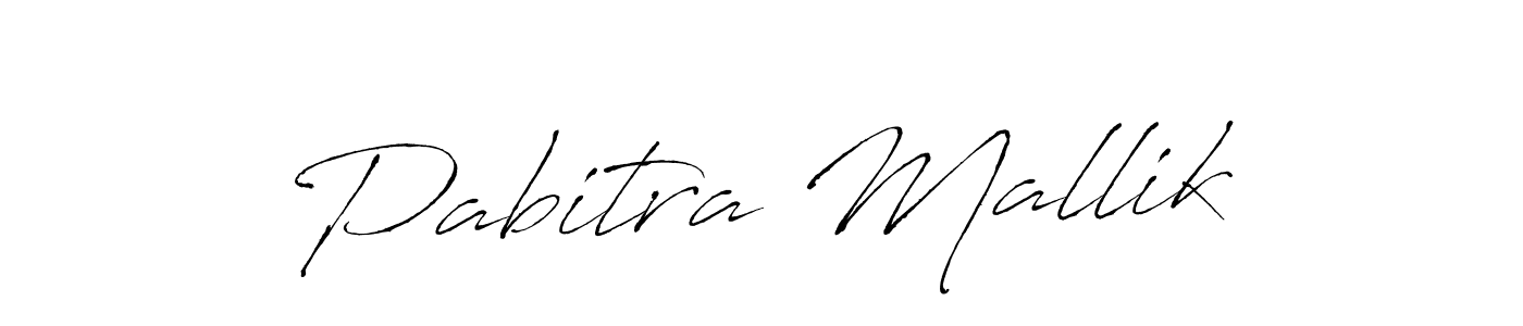 Create a beautiful signature design for name Pabitra Mallik. With this signature (Antro_Vectra) fonts, you can make a handwritten signature for free. Pabitra Mallik signature style 6 images and pictures png