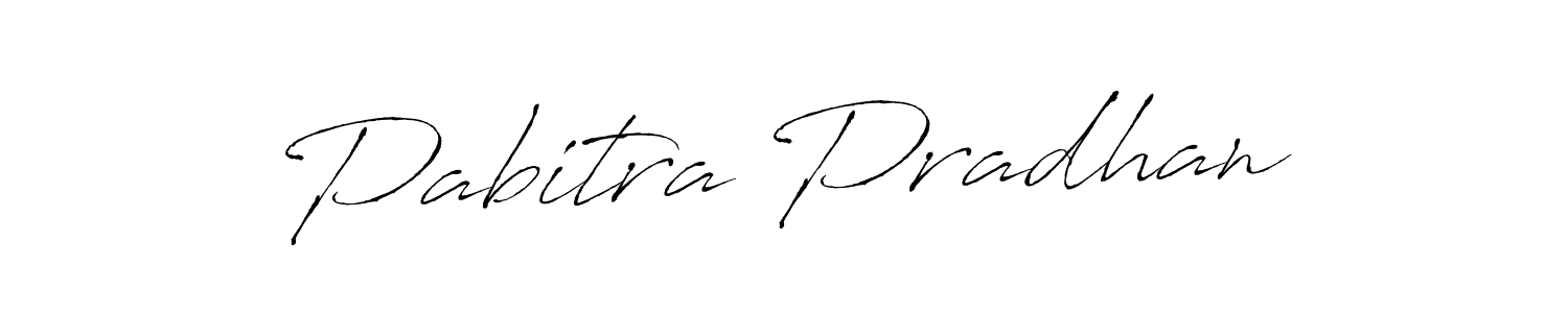 Create a beautiful signature design for name Pabitra Pradhan. With this signature (Antro_Vectra) fonts, you can make a handwritten signature for free. Pabitra Pradhan signature style 6 images and pictures png