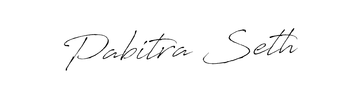 Design your own signature with our free online signature maker. With this signature software, you can create a handwritten (Antro_Vectra) signature for name Pabitra Seth. Pabitra Seth signature style 6 images and pictures png