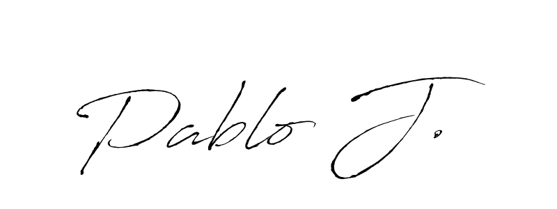 This is the best signature style for the Pablo J. name. Also you like these signature font (Antro_Vectra). Mix name signature. Pablo J. signature style 6 images and pictures png