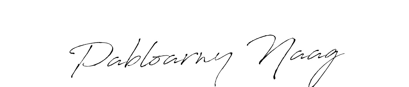 Antro_Vectra is a professional signature style that is perfect for those who want to add a touch of class to their signature. It is also a great choice for those who want to make their signature more unique. Get Pabloarny Naag name to fancy signature for free. Pabloarny Naag signature style 6 images and pictures png