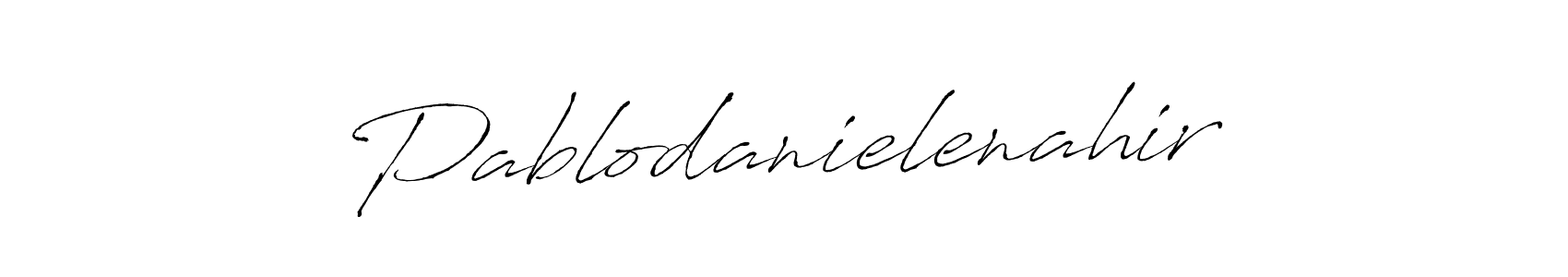 Make a beautiful signature design for name Pablodanielenahir. With this signature (Antro_Vectra) style, you can create a handwritten signature for free. Pablodanielenahir signature style 6 images and pictures png