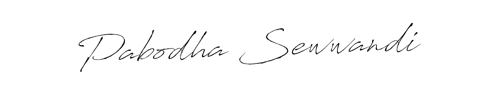 Create a beautiful signature design for name Pabodha Sewwandi. With this signature (Antro_Vectra) fonts, you can make a handwritten signature for free. Pabodha Sewwandi signature style 6 images and pictures png