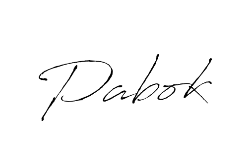 Use a signature maker to create a handwritten signature online. With this signature software, you can design (Antro_Vectra) your own signature for name Pabok. Pabok signature style 6 images and pictures png