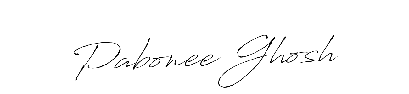 Also You can easily find your signature by using the search form. We will create Pabonee Ghosh name handwritten signature images for you free of cost using Antro_Vectra sign style. Pabonee Ghosh signature style 6 images and pictures png