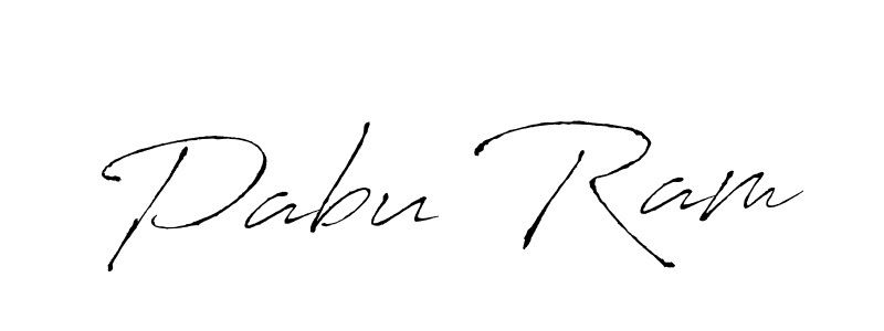 Make a beautiful signature design for name Pabu Ram. With this signature (Antro_Vectra) style, you can create a handwritten signature for free. Pabu Ram signature style 6 images and pictures png