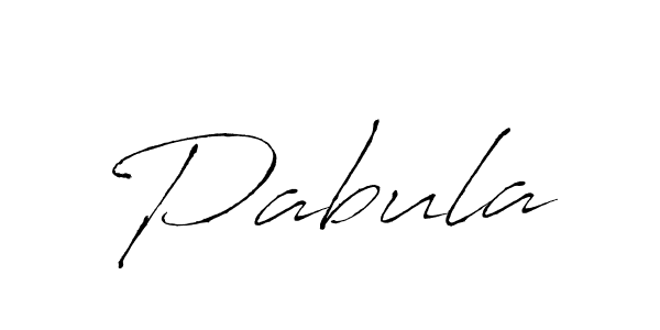 Design your own signature with our free online signature maker. With this signature software, you can create a handwritten (Antro_Vectra) signature for name Pabula. Pabula signature style 6 images and pictures png