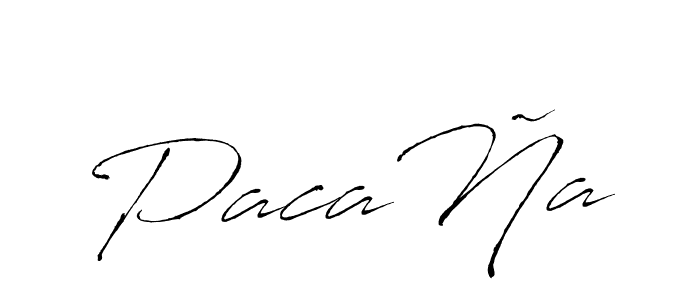 if you are searching for the best signature style for your name PacaÑa. so please give up your signature search. here we have designed multiple signature styles  using Antro_Vectra. PacaÑa signature style 6 images and pictures png