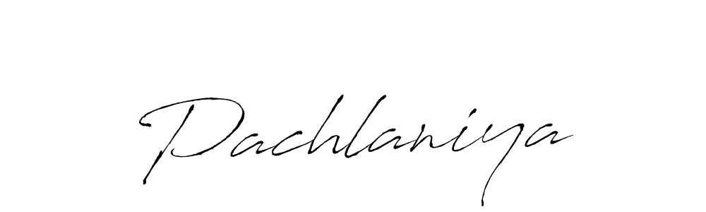 How to make Pachlaniya name signature. Use Antro_Vectra style for creating short signs online. This is the latest handwritten sign. Pachlaniya signature style 6 images and pictures png