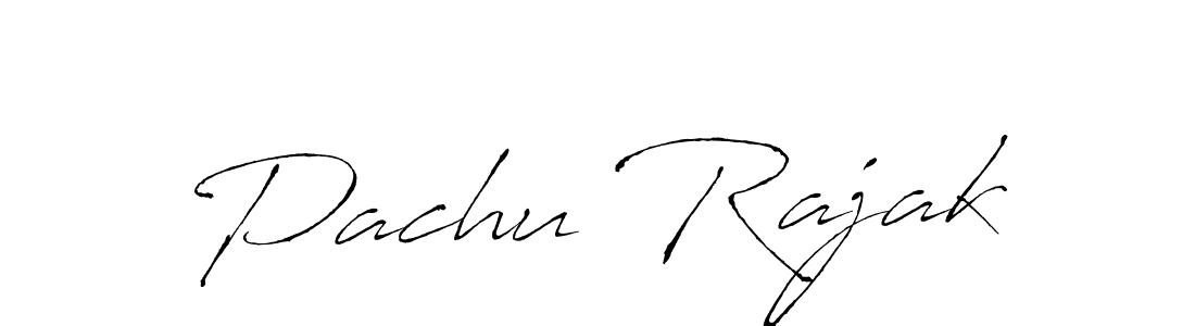 How to make Pachu Rajak signature? Antro_Vectra is a professional autograph style. Create handwritten signature for Pachu Rajak name. Pachu Rajak signature style 6 images and pictures png