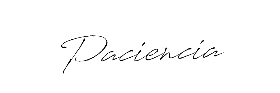 Also we have Paciencia name is the best signature style. Create professional handwritten signature collection using Antro_Vectra autograph style. Paciencia signature style 6 images and pictures png