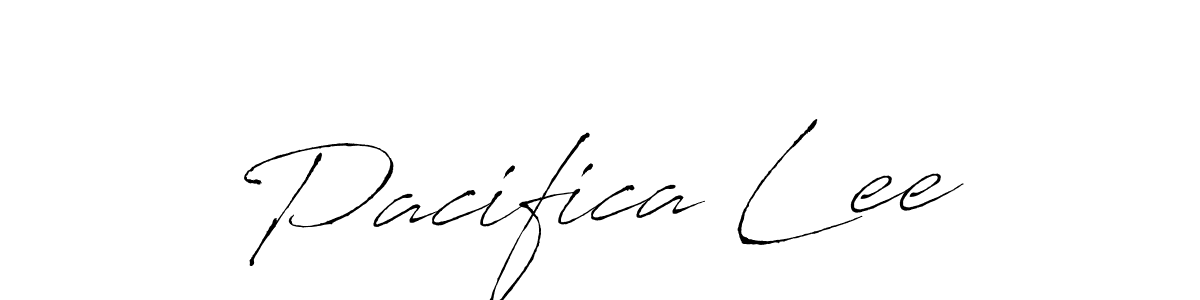 Create a beautiful signature design for name Pacifica Lee. With this signature (Antro_Vectra) fonts, you can make a handwritten signature for free. Pacifica Lee signature style 6 images and pictures png