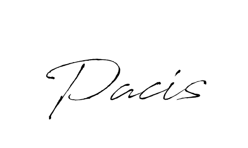 Pacis stylish signature style. Best Handwritten Sign (Antro_Vectra) for my name. Handwritten Signature Collection Ideas for my name Pacis. Pacis signature style 6 images and pictures png