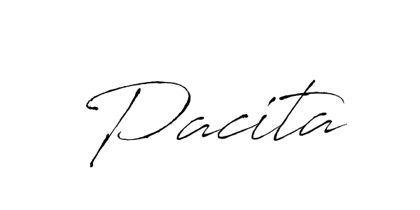 Make a short Pacita signature style. Manage your documents anywhere anytime using Antro_Vectra. Create and add eSignatures, submit forms, share and send files easily. Pacita signature style 6 images and pictures png