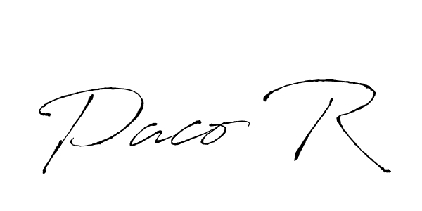 How to Draw Paco R signature style? Antro_Vectra is a latest design signature styles for name Paco R. Paco R signature style 6 images and pictures png