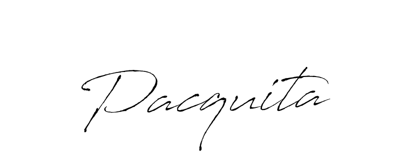 Pacquita stylish signature style. Best Handwritten Sign (Antro_Vectra) for my name. Handwritten Signature Collection Ideas for my name Pacquita. Pacquita signature style 6 images and pictures png