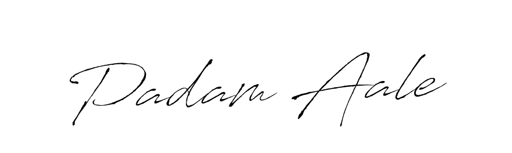 Also You can easily find your signature by using the search form. We will create Padam Aale name handwritten signature images for you free of cost using Antro_Vectra sign style. Padam Aale signature style 6 images and pictures png