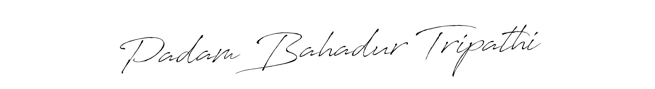 Similarly Antro_Vectra is the best handwritten signature design. Signature creator online .You can use it as an online autograph creator for name Padam Bahadur Tripathi. Padam Bahadur Tripathi signature style 6 images and pictures png