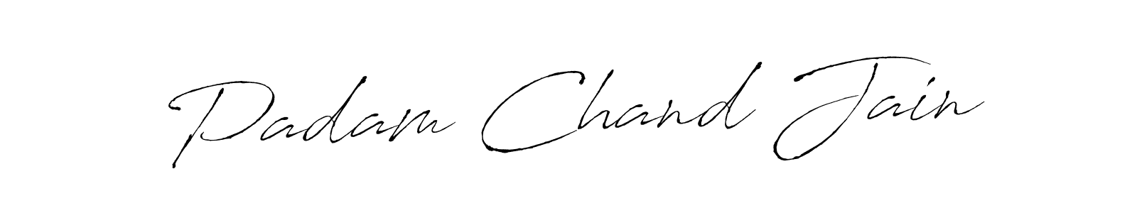 How to make Padam Chand Jain signature? Antro_Vectra is a professional autograph style. Create handwritten signature for Padam Chand Jain name. Padam Chand Jain signature style 6 images and pictures png