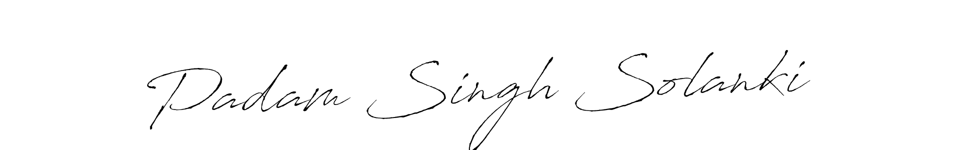 How to make Padam Singh Solanki signature? Antro_Vectra is a professional autograph style. Create handwritten signature for Padam Singh Solanki name. Padam Singh Solanki signature style 6 images and pictures png