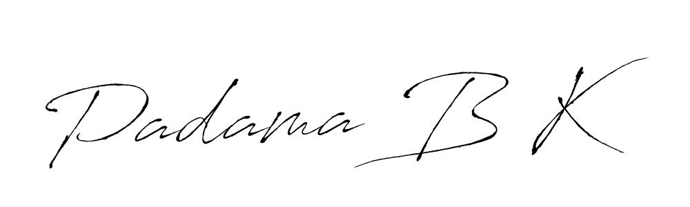 Best and Professional Signature Style for Padama B K. Antro_Vectra Best Signature Style Collection. Padama B K signature style 6 images and pictures png