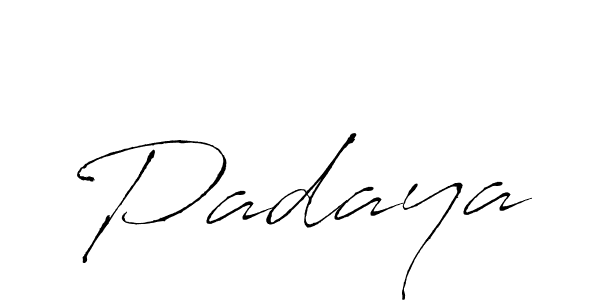 How to make Padaya name signature. Use Antro_Vectra style for creating short signs online. This is the latest handwritten sign. Padaya signature style 6 images and pictures png