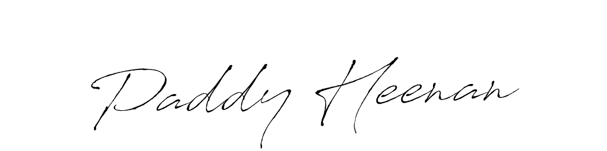 Paddy Heenan stylish signature style. Best Handwritten Sign (Antro_Vectra) for my name. Handwritten Signature Collection Ideas for my name Paddy Heenan. Paddy Heenan signature style 6 images and pictures png