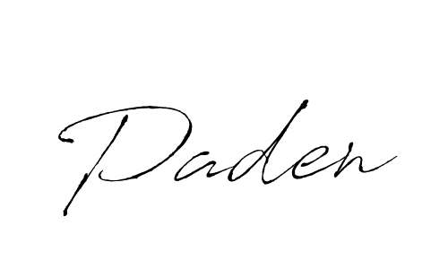 How to make Paden name signature. Use Antro_Vectra style for creating short signs online. This is the latest handwritten sign. Paden signature style 6 images and pictures png