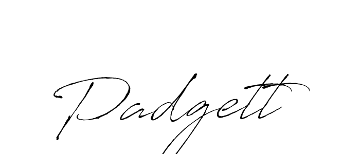 Create a beautiful signature design for name Padgett. With this signature (Antro_Vectra) fonts, you can make a handwritten signature for free. Padgett signature style 6 images and pictures png