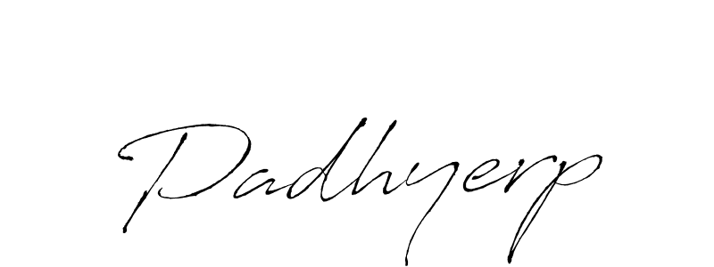 How to make Padhyerp signature? Antro_Vectra is a professional autograph style. Create handwritten signature for Padhyerp name. Padhyerp signature style 6 images and pictures png