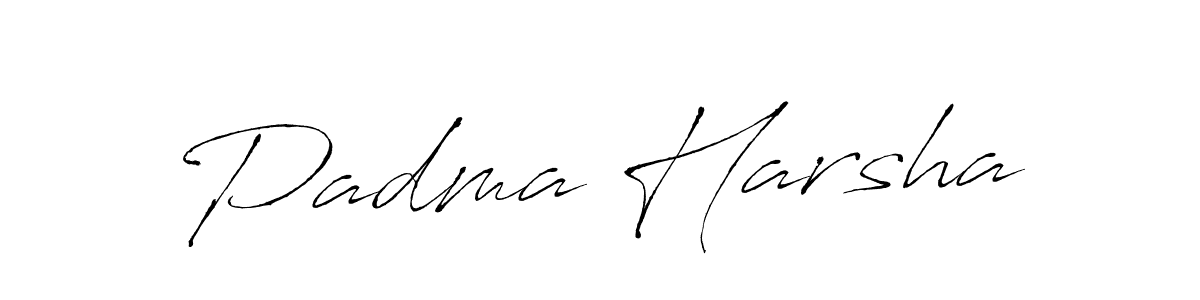 Design your own signature with our free online signature maker. With this signature software, you can create a handwritten (Antro_Vectra) signature for name Padma Harsha. Padma Harsha signature style 6 images and pictures png