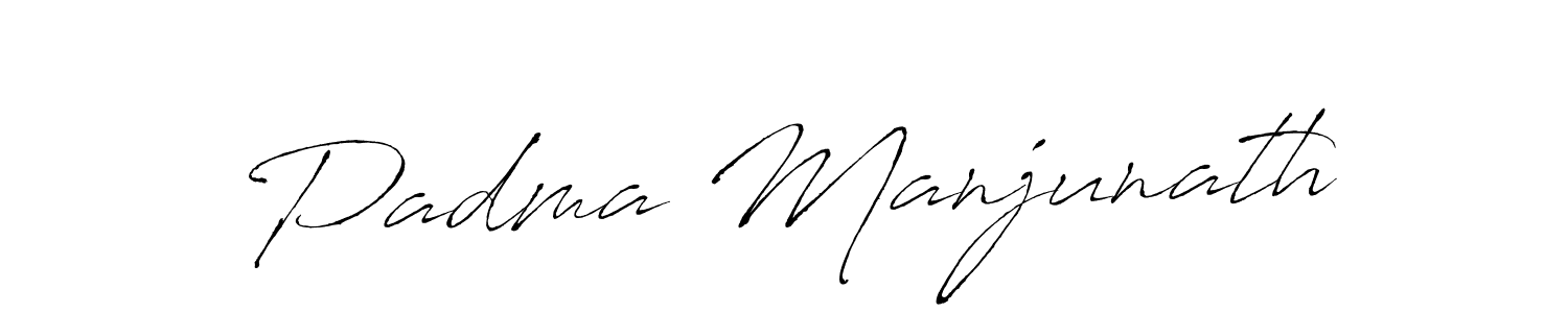 Design your own signature with our free online signature maker. With this signature software, you can create a handwritten (Antro_Vectra) signature for name Padma Manjunath. Padma Manjunath signature style 6 images and pictures png