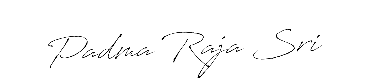 Padma Raja Sri stylish signature style. Best Handwritten Sign (Antro_Vectra) for my name. Handwritten Signature Collection Ideas for my name Padma Raja Sri. Padma Raja Sri signature style 6 images and pictures png