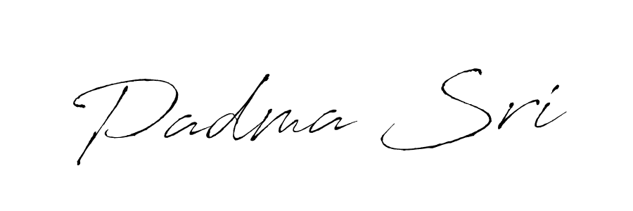 Create a beautiful signature design for name Padma Sri. With this signature (Antro_Vectra) fonts, you can make a handwritten signature for free. Padma Sri signature style 6 images and pictures png