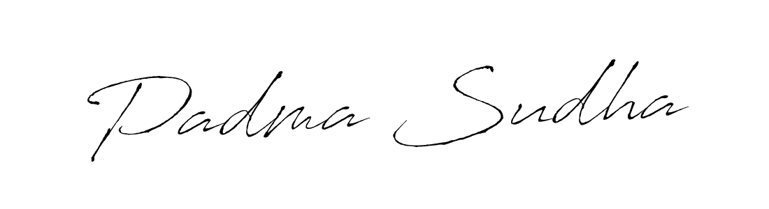 Use a signature maker to create a handwritten signature online. With this signature software, you can design (Antro_Vectra) your own signature for name Padma Sudha. Padma Sudha signature style 6 images and pictures png