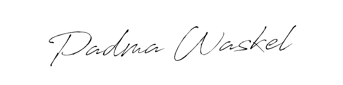 You should practise on your own different ways (Antro_Vectra) to write your name (Padma Waskel) in signature. don't let someone else do it for you. Padma Waskel signature style 6 images and pictures png