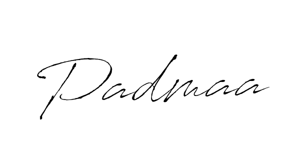 Create a beautiful signature design for name Padmaa. With this signature (Antro_Vectra) fonts, you can make a handwritten signature for free. Padmaa signature style 6 images and pictures png