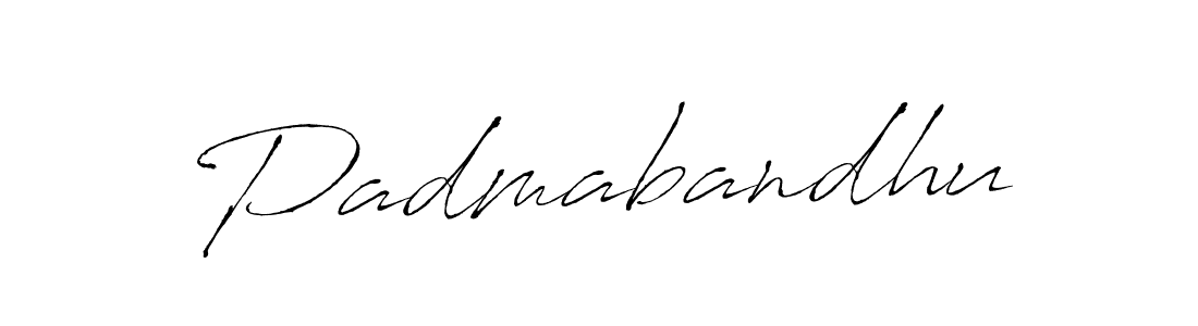 Create a beautiful signature design for name Padmabandhu. With this signature (Antro_Vectra) fonts, you can make a handwritten signature for free. Padmabandhu signature style 6 images and pictures png