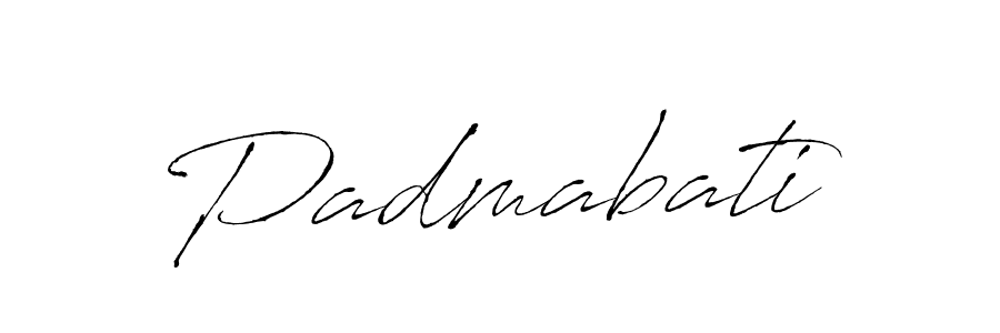 Use a signature maker to create a handwritten signature online. With this signature software, you can design (Antro_Vectra) your own signature for name Padmabati. Padmabati signature style 6 images and pictures png